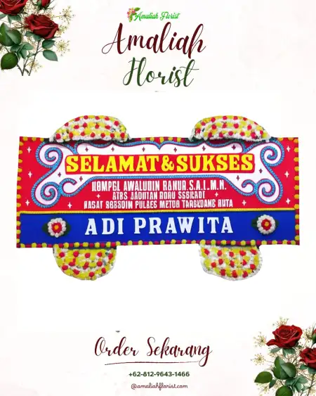 Papan Bunga Ucapan Selamat Panunggulan